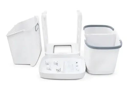 Organizador Ropa Gb Green Bazar Canasto Blanco