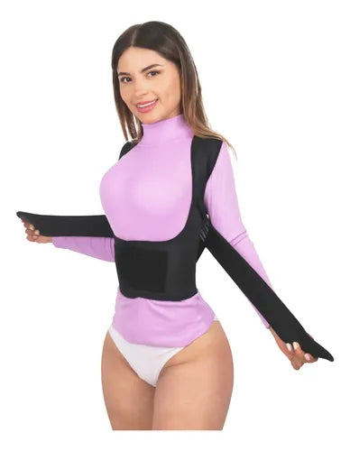 Chaleco Corrector Moda King Reductor 1u Negro Xl