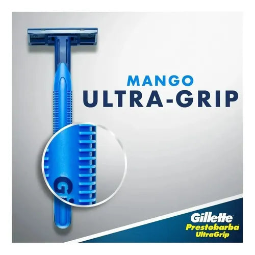 Gillette Máquina Afeitar Prestobarba Ultragrip 2 X 1 Unidad