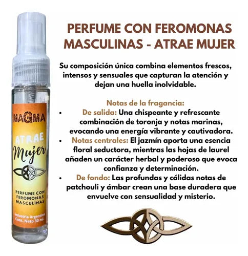 Perfume Atrae Mujer Magma Feromonas 30ml