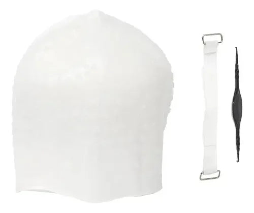 Gorro Siliconado Dompel + Aguja Peluquería Reflejos Blanco · 17270 · foto 07