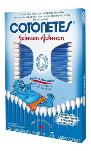 Johnson Cotonetes Hisopos Flexibles Descartables 1 Caja 75u · 1236 · foto 01