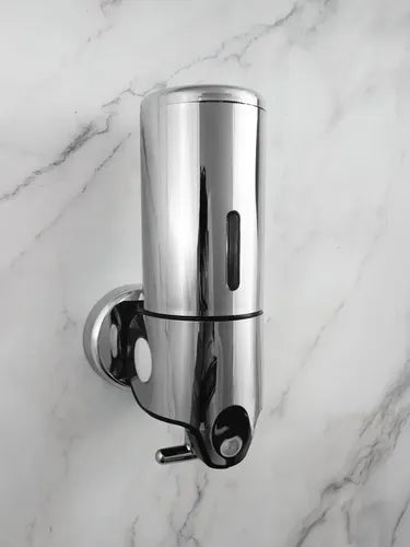 Dispenser Plástico Cromado Pared Baño Cocina Antigoteo