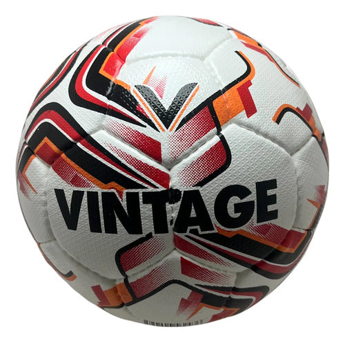 Pelota De Futbol 11 Vintage Reflex N°5 Profesional Importada Naranja
