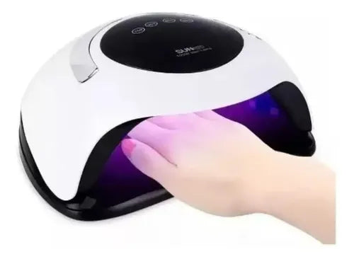 Combo Cabina UV/LED Sun BQ5T 120W Táctil y Torno para Uñas con Fresas · 18412 · foto 03