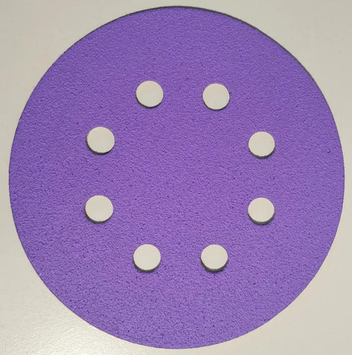 Lija Redonda con Velcro 125mm Perforada Orbital Pack x 10 · 16058 · foto 02