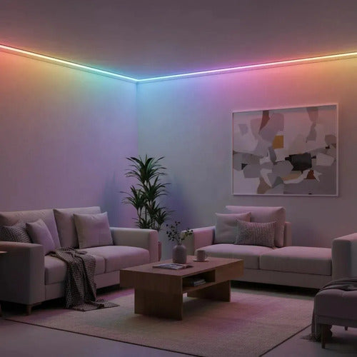 Tira Led Neon Rgb 5m Inteligente Bluetooth App Control Remot