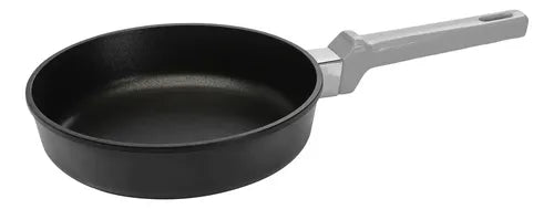 Set X2 Sartenes 20cm Y 24cm De Aluminio Fundido Con Recubrimiento Antiadherente Sin Pfoa Con Mango Gris Tio Tito