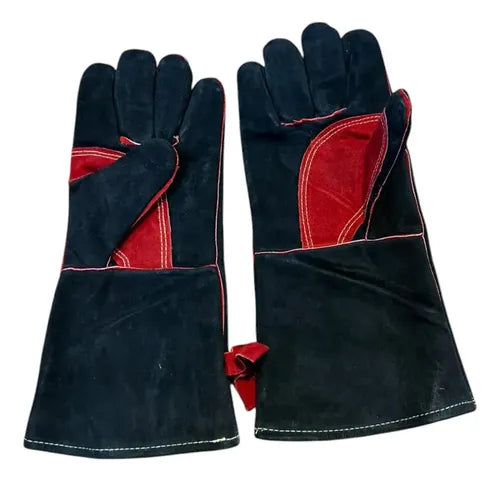 Guantes Cuero Parrilla Asador Premiun Co