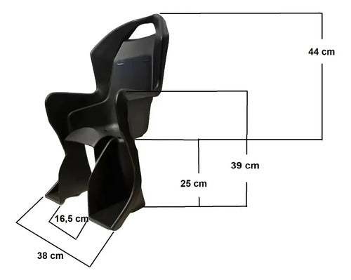 Silla Smart para Bebé Trasera con Cinturón Reforzada Negro · 16893 · foto 05