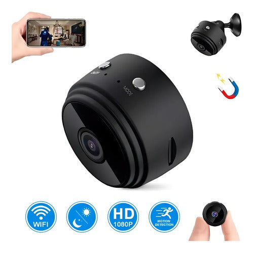 Mini Cámara Espía WiFi Inalámbrica 1080p Terralife Negra · 16215 · foto 05