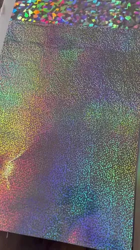 Vinilo Holográfico Dx Sublimable A4 X10u Tornasolado