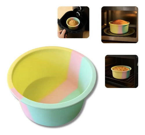 Moldes X4u Redondos Silicona Tartas Tortas Cupcakes