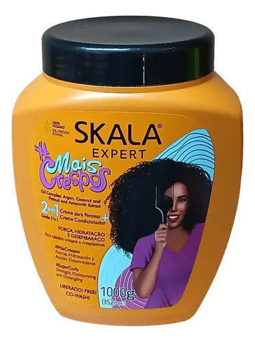 Máscara Skala Mais Crespos 2 en 1 para Cabello Rizado y Ondulado de 1 Kg · 17423 · foto 11
