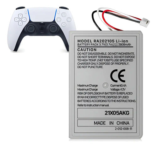 Batería Ps5 Ion Litio Ra202105 2800mah
