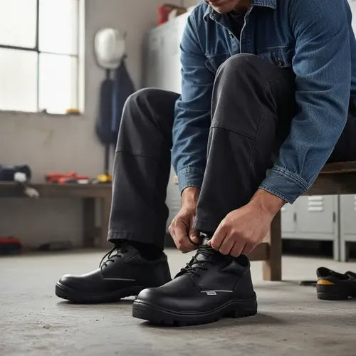Zapato De Trabajo Y Seguridad Ombú Prusiano Puntera Negro 36