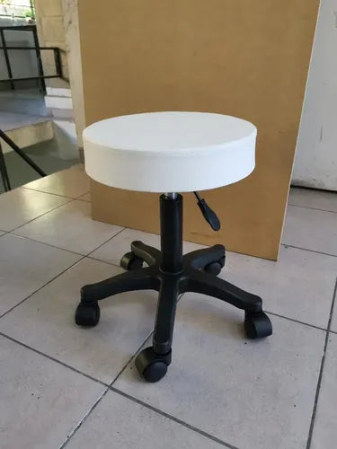 Banqueta Camillas Reeducar Blanco Regulable Ruedas 360 Esté