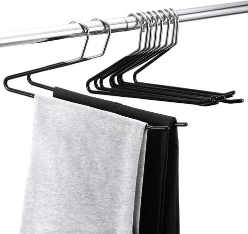 Perchas Para Pantalones Jeans Reforzada Antideslizante X 10