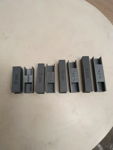 Kit Separadores Magno para Frente de Cajón Gola 2 3 4 y 5 cm x 8 Unidades · 15939 · foto 07
