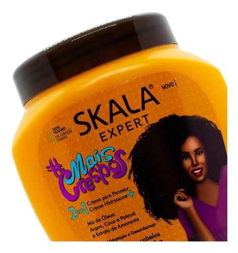 Máscara Skala Mais Crespos 2 en 1 para Cabello Rizado y Ondulado de 1 Kg · 17423 · foto 04
