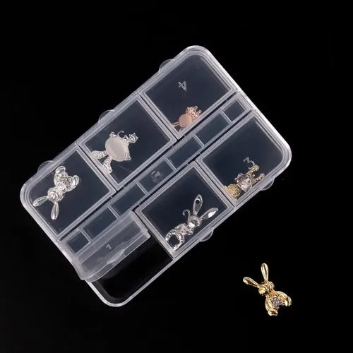 Kit Aplique 3d Kawaii Decoracion Uñas Unicornios