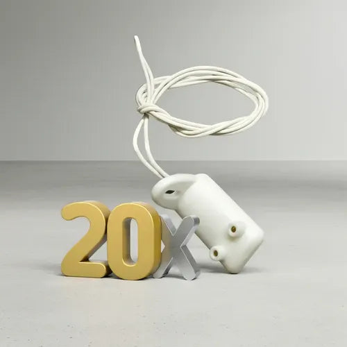 Zocalo L G13 Electricidad Total 20u Blan Blanco