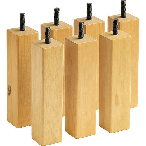 Juego 7 Patas Cuadradas Madera Dura Resi