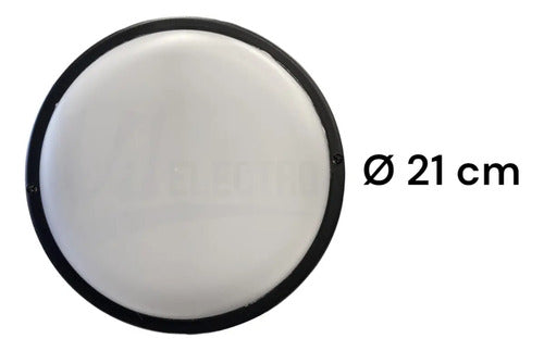 Candela Tortuga Redonda Exterior Led 24w Ip65 Luz Fría Blanca 6500k Blanco · 19104 · foto 07