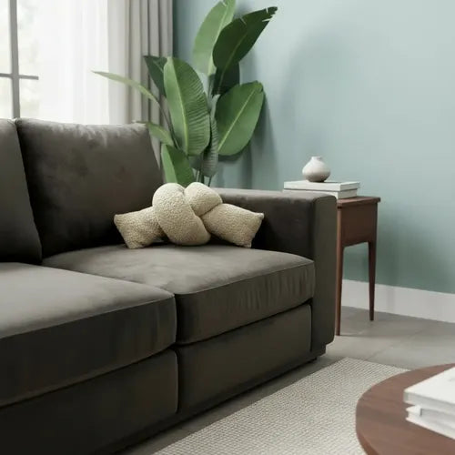 Almohadón Nudo Largo Beige 1u Beige Liso