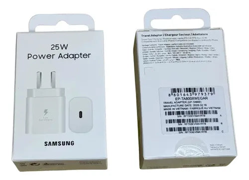Cargador para Samsung 25W Carga Rápida USB-C A06 A56 Blanco · 11189 · foto 05