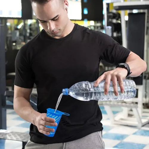Vaso Flexible Plegable Aonijie 200ml Azul para Running · 16731 · foto 06