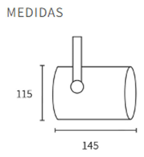Lampara Spot Dabor Tacho-2 Techo Blanco