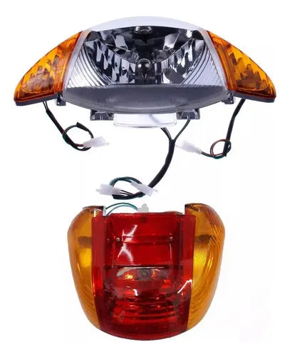 Kit Faro Optica Completo Para Moto 110 Ver Compatibilidad
