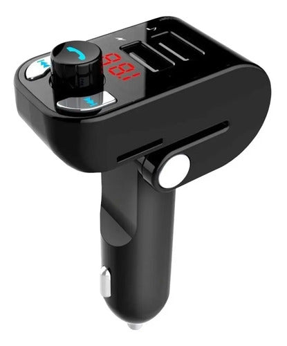Transmisor Fm Nictom Bluetooth Negro