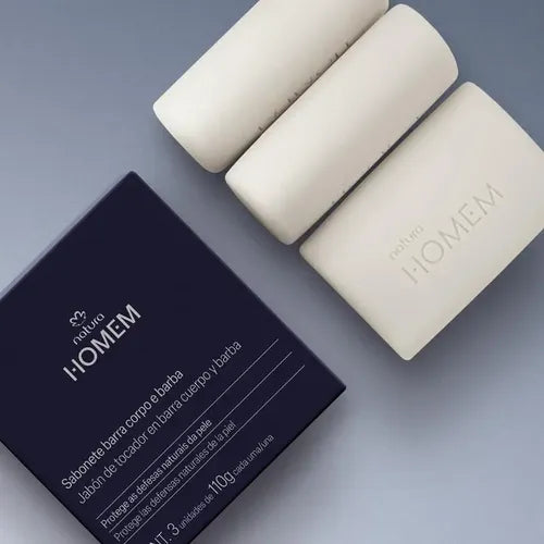 Jabon Natura 300gr 2 En 1 Cuerpo Y Barba
