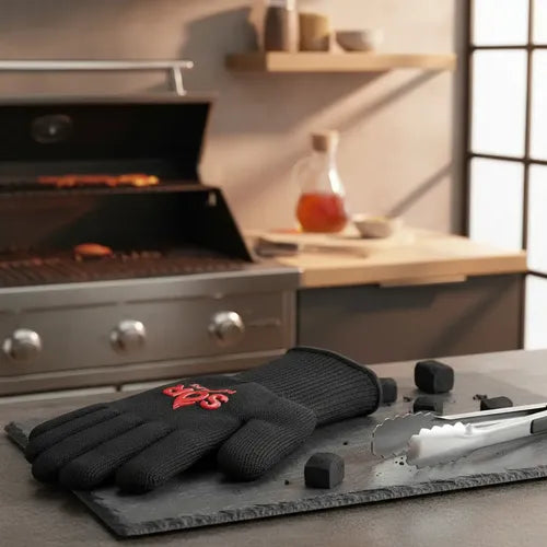 Guantes Aramida Asador Resistente A Altas Temperatura Sor