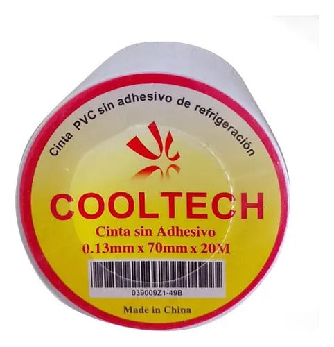 Cinta Pvc Cooltech Refrigeración Blanca 20mts