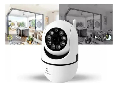 Camara De Seguridad Wifi Innovalport Motorizada Vision Noctu