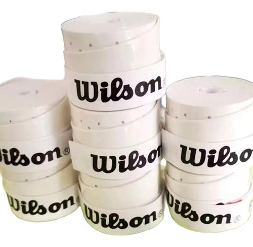 Overgrip Wilson Perforado para Tenis y Pádel Pack x3 Blanco · 16928 · foto 04