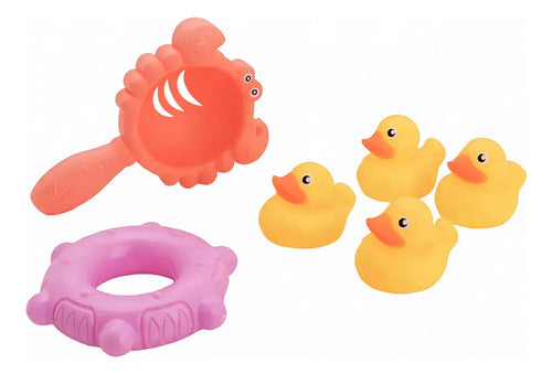 Patitos de Goma para el Baño Lanza Agua x4 · 16615 · foto 01