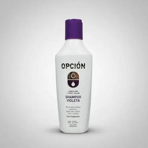 Shampoo Matizador Opción Violeta Rubio y Gris 225ml · 1318 · foto 03