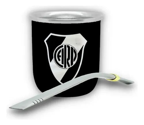 Mate Acero Inoxidable Globalross Térmico Negro River