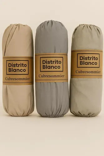 Cubresommier Distrito Blanco King Size 2