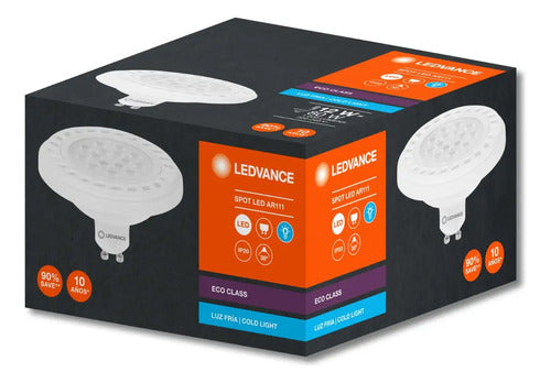 Lámpara Led Ar111 Ledvance 12w 38 Gu10 Luz Fría Blanco Frío