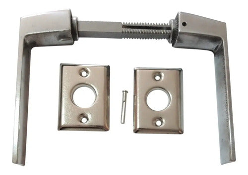 Manija Picaporte Aluminio Biselada Pulid