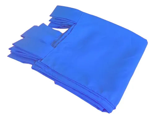 Cortina Ragazza Lisa 2 M X 1.35 Para Interiores Azul Francia