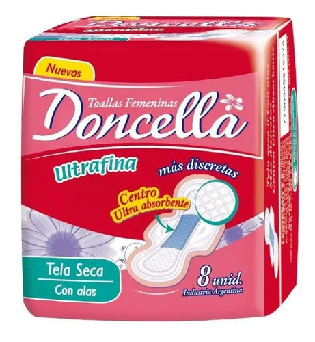 Doncella Toalla Pocket Ultraf Tela Seca x 8u · 17750 · foto 01