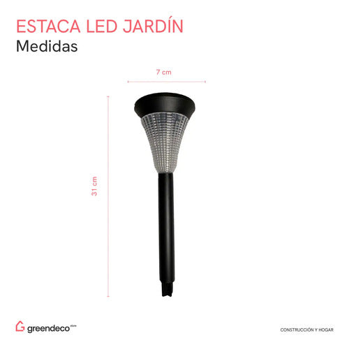 Estaca Farol Lumie Led Negro