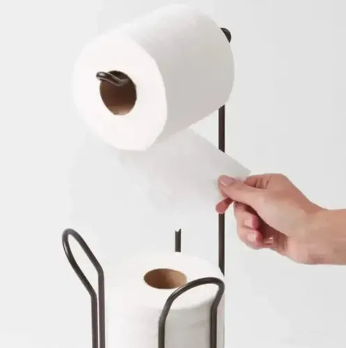 Porta Papel Higienico De Pie Para 4 Rollos Fuerte Y Estable