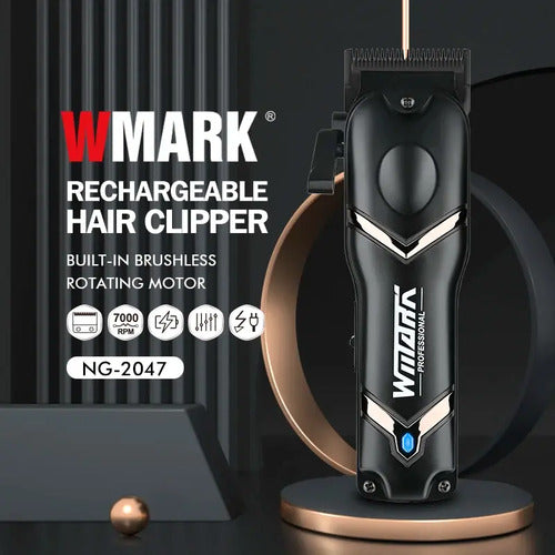 Maquina Cortadora de Pelo Inalámbrica Wmark Profesional 6800 Rpm Ng-2047 · 22903 · foto 09